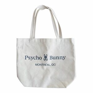 Psycho Bunny MTL, QC Beige Canvas Tote Bag